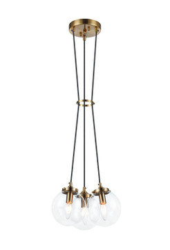 Mini Pendants 3 Light Cluster by Matteo Lighting ( 423 | C63003AGCL The Bougie ) 
