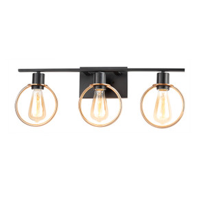 Bathroom Fixtures Three Lights by Justice Designs ( 102 | NSH-8903-MBBR Volta ) 