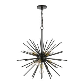 Mid. Chandeliers Starburst by Livex Lighting ( 107 | 46175-68 Tribeca ) 