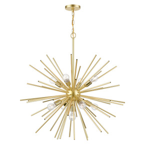Mid. Chandeliers Starburst by Livex Lighting ( 107 | 46176-33 Tribeca ) 