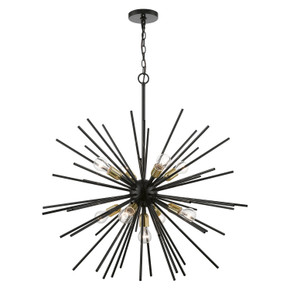 Mid. Chandeliers Starburst by Livex Lighting ( 107 | 46176-68 Tribeca ) 
