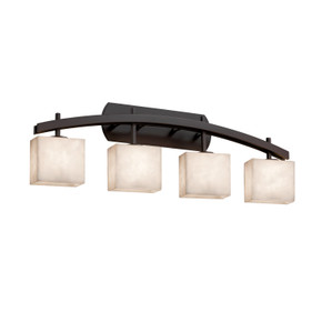 Bathroom Fixtures Four Lights by Justice Designs ( 102 | CLD-8594-55-DBRZ-LED4-2800 Clouds ) 