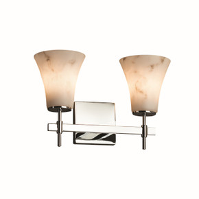 Bathroom Fixtures Two Lights by Justice Designs ( 102 | FAL-8412-20-CROM LumenAria ) 