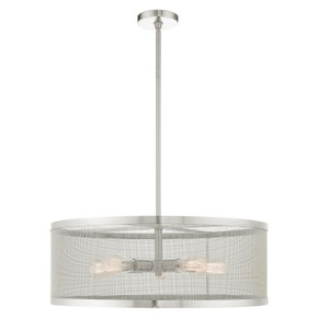 Pendants Drum Shade by Livex Lighting ( 107 | 46215-91 Industro ) 