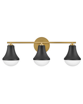 Bathroom Fixtures Three Lights by Lark ( 531 | 85513BK Haddie ) 