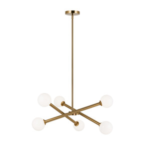 Mini Chandeliers Starburst by Matteo Lighting ( 423 | C64606AGOP Matchstix ) 