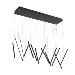 Linear/Island Multi-port/Cascade by Kuzco Lighting ( 347 | LP14840-BK Chute ) 