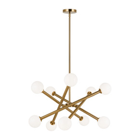 Mid. Chandeliers Starburst by Matteo Lighting ( 423 | C64610AGOP Matchstix ) 