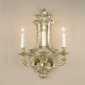 Sconces Triple Candle by JVI Designs ( 261 | 633-05 Traditional Brass ) 