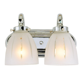 Bathroom Fixtures Two Lights by JVI Designs ( 261 | 714-06 Traditional Brass ) 