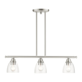 Linear/Island 3 Light Bar by Livex Lighting ( 107 | 46337-91 Montgomery ) 