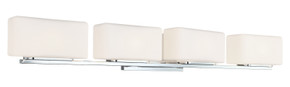 Bathroom Fixtures Four Lights by Matteo Lighting ( 423 | S10804CH Chiclet ) 