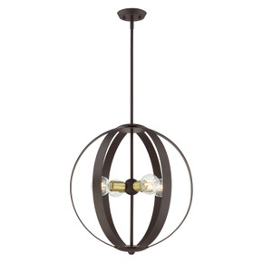 Mini Chandeliers Sphere by Livex Lighting ( 107 | 46415-07 Modesto ) 