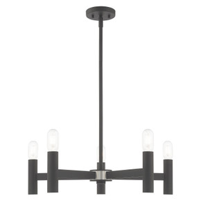 Mid. Chandeliers Geometric/Linear by Livex Lighting ( 107 | 51135-76 Copenhagen ) 