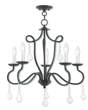Mid. Chandeliers Candle by Livex Lighting ( 107 | 40775-92 Callisto ) 