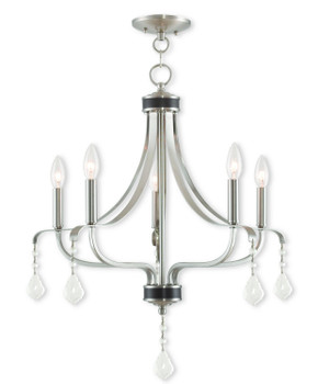 Mid. Chandeliers Candle by Livex Lighting ( 107 | 40785-91 Laurel ) 