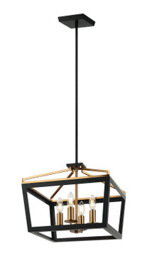 Mini Chandeliers Candle by Matteo Lighting ( 423 | C67004BKAG Mavonshire ) 