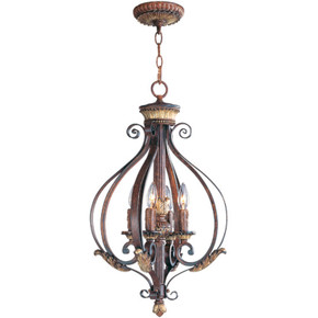 Foyer/Hall Lanterns Open Frame by Livex Lighting ( 107 | 8556-63 Villa Verona ) 