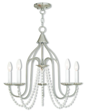 Mid. Chandeliers Candle by Livex Lighting ( 107 | 40795-91 Alessia ) 