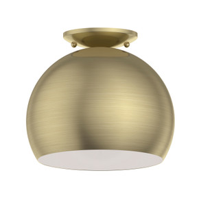 Flush Mounts Metal Shade by Livex Lighting ( 107 | 40800-01 Piedmont ) 