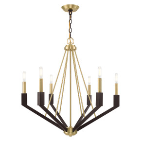 Mid. Chandeliers Candle by Livex Lighting ( 107 | 51166-12 Beckett ) 