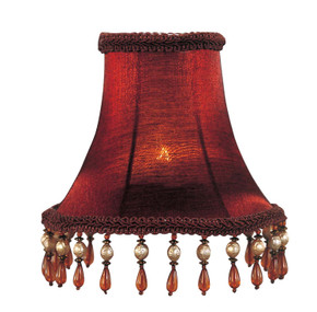 Shades Mini/Chandelier by Livex Lighting ( 107 | S158 Fabric Candelabra Shades ) 