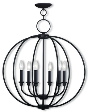 Mid. Chandeliers Sphere by Livex Lighting ( 107 | 4666-07 Milania ) 