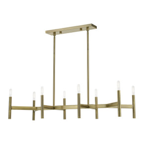 Linear/Island 4 Light + by Livex Lighting ( 107 | 51178-01 Copenhagen ) 