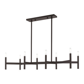 Linear/Island 4 Light + by Livex Lighting ( 107 | 51178-07 Copenhagen ) 