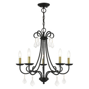 Mid. Chandeliers Candle by Livex Lighting ( 107 | 40875-04 Daphne ) 