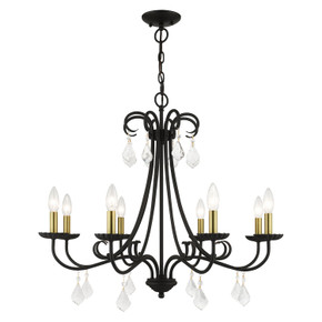 Mid. Chandeliers Candle by Livex Lighting ( 107 | 40878-04 Daphne ) 