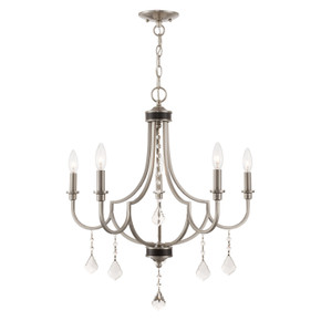 Mid. Chandeliers Candle by Livex Lighting ( 107 | 40885-91 Glendale ) 