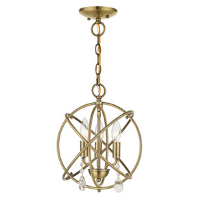 Mini Chandeliers Candle by Livex Lighting ( 107 | 40903-01 Aria ) 
