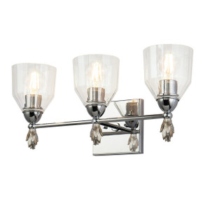 Bathroom Fixtures Three Lights by Lucas + McKearn ( 175 | BB1000PC-3-F1S Felice ) 