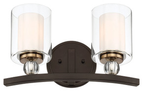 Bathroom Fixtures Two Lights by Minka-Lavery ( 7 | 3072-416 Studio 5 ) 