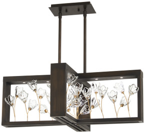 Linear/Island 4 Light + by Metropolitan ( 29 | N7965-730-L Maison Des Fleurs ) 