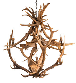 Large Chandeliers Candle by Meyda Tiffany ( 57 | 212275 Antlers ) 