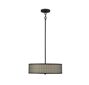 Pendants Drum Shade by Meridian ( 446 | M70108MBK ) 