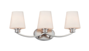 Bathroom Fixtures Three Lights by Maxim ( 16 | 11833SWSN Shelter ) 