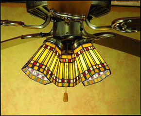 Fans Light Kits by Meyda Tiffany ( 57 | 27464 Prairie Corn ) 