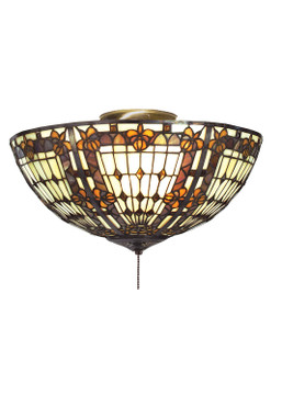Flush Mounts Bowl Style by Meyda Tiffany ( 57 | 95271 Fleur-De-Lis ) 