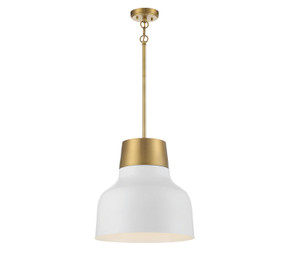 Pendants Metal Shade by Meridian ( 446 | M70115WHNB ) 