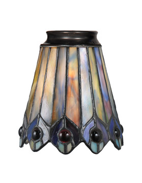 Fans Light Kits by Meyda Tiffany ( 57 | 27474 Tiffany Jeweled Peacock ) 