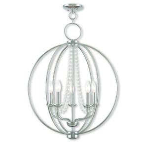 Mid. Chandeliers Sphere by Livex Lighting ( 107 | 40915-05 Arabella ) 