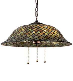 Pendants Glass Down by Meyda Tiffany ( 57 | 153229 Tiffany Fishscale ) 