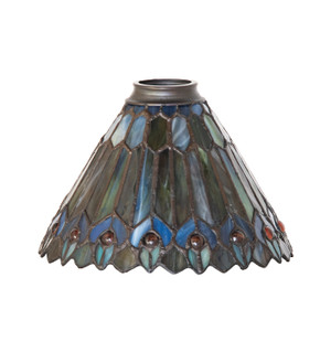 Shades Misc. Glass by Meyda Tiffany ( 57 | 21624 Tiffany Jeweled Peacock ) 