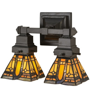 Bathroom Fixtures Two Lights by Meyda Tiffany ( 57 | 153633 Sierra Prairie Mission ) 