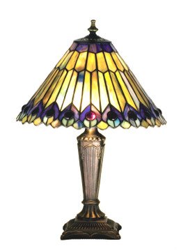Lamps Table Accent by Meyda Tiffany ( 57 | 27564 Tiffany Jeweled Peacock ) 