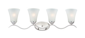 Bathroom Fixtures Four Lights by Maxim ( 16 | 12084FTSN Vital ) 
