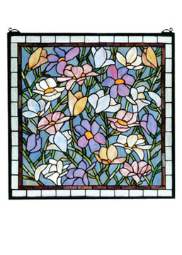 Home Accents Tiffany Windows/Wall Panels by Meyda Tiffany ( 57 | 66278 Sugar Magnolia ) 